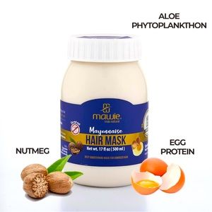 Hair mask for dry damage, adds shine and strength, fortifies weak/processed hair